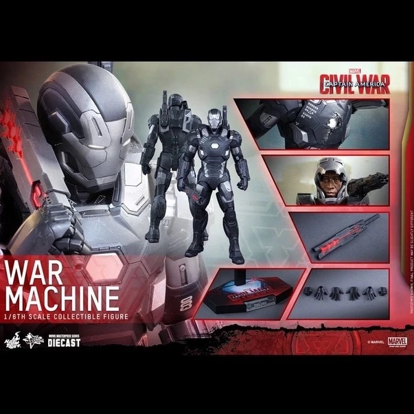 咩咩Q 全新 HOT TOYS MMS 美國隊長 英雄內戰 戰爭機器 Mark mk 馬克 蝦皮購物
