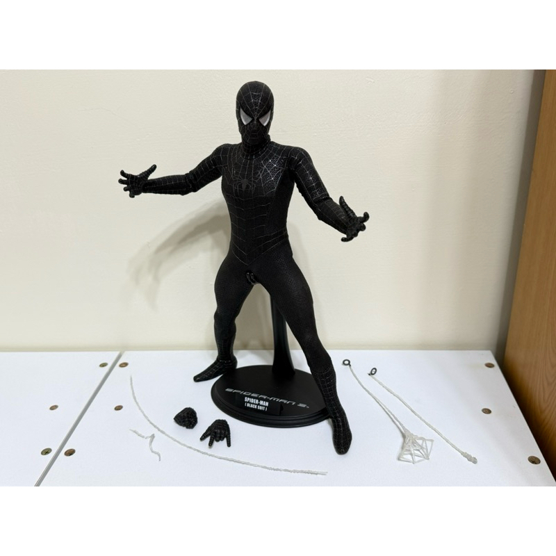 HOT TOYS MMS 蜘蛛人 黑蜘蛛人 Black Suit Ver 蝦皮購物