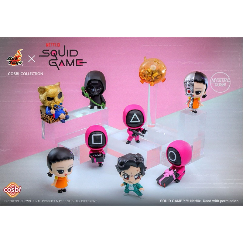 HOT TOYS COSBI NETFLIX Netflix魷魚遊戲盲盒 確認款 蝦皮購物