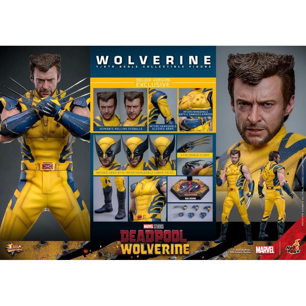 玩具狂人現貨 全新未拆 野獸國 HOT TOYS MMS754 死侍與金鋼狼 豪華版 蝦皮購物