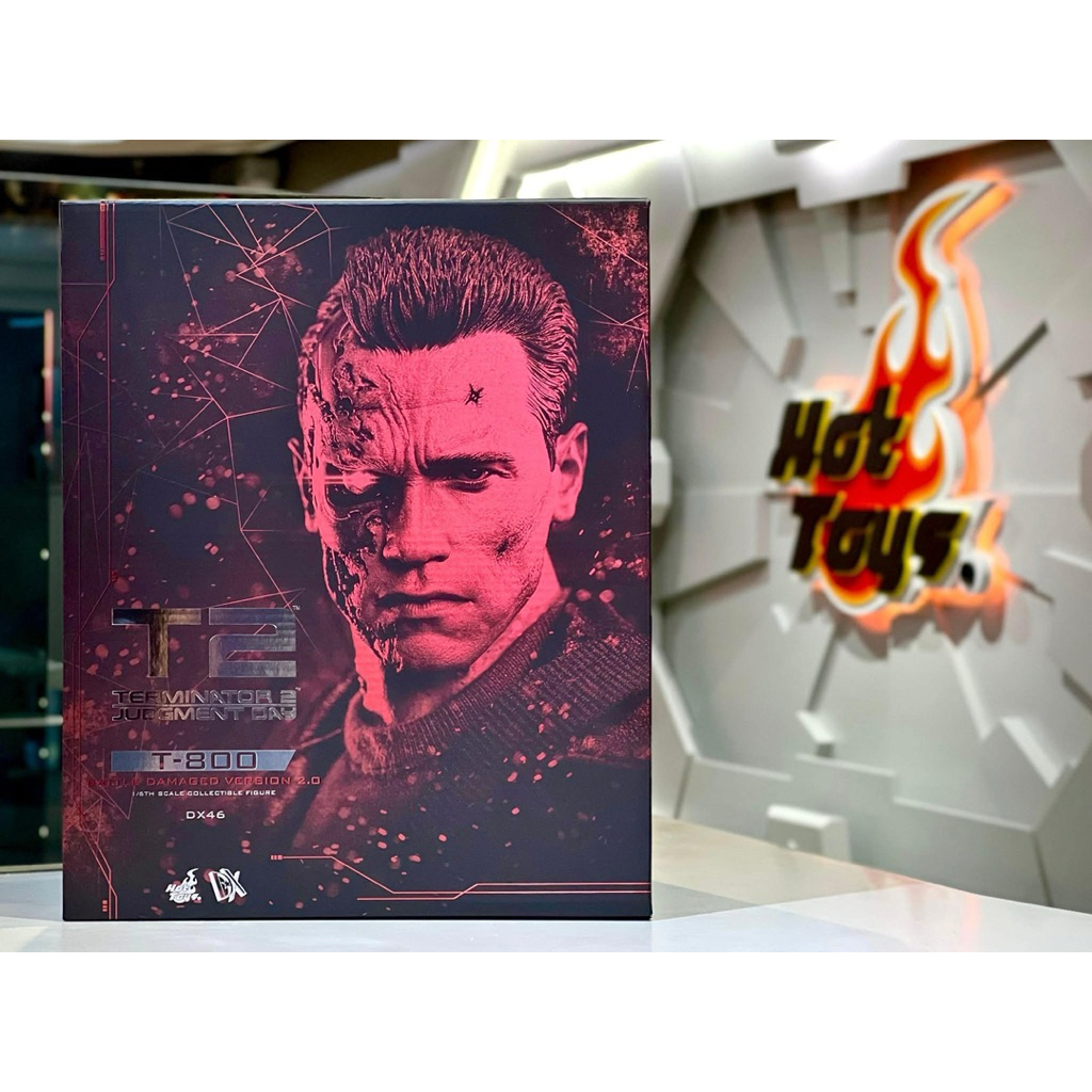 模幻力量現貨 HOT TOYS 魔鬼終結者2 DX46 T 800 戰損款2 0 1 6 珍藏人偶 蝦皮購物