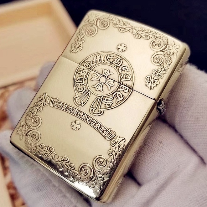 全新限量免運Zippo Chrome Hearts 克羅心十字架打火機金銀兩色可