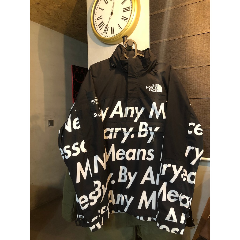 Supreme The North Face By Any Means Mountain Jacket 不擇手段黑M