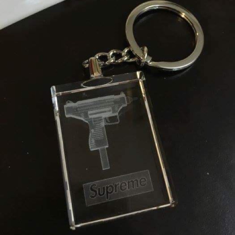 Supreme 3D Lucite Uzi Keychain 鑰匙圈