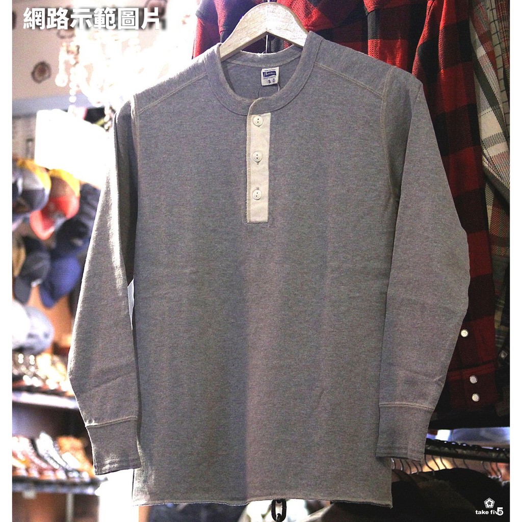 【日本境內真品】Pherrow's PCT2 定番 亨利領 長袖 T-Shirt ♂ A&F、Hollister、GAP