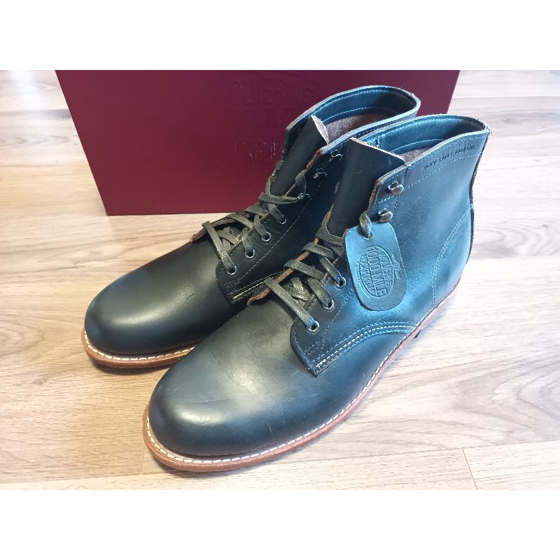 2 皮革黑色皮底紳士靴工裝靴Wolverine 1000 mile boots us11 D 29cm