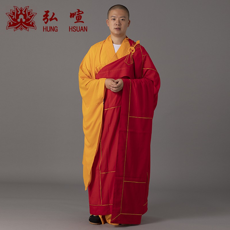 現貨供應弘喧僧人出家人僧服披衣九衣紅色黃色端莊嚴肅出家眾和尚| 蝦皮購物 
