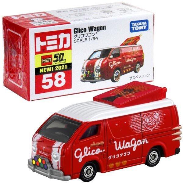 樂達》現貨新車貼日版Tomica No.58 Glico Wagon Pocky 巧克力156710