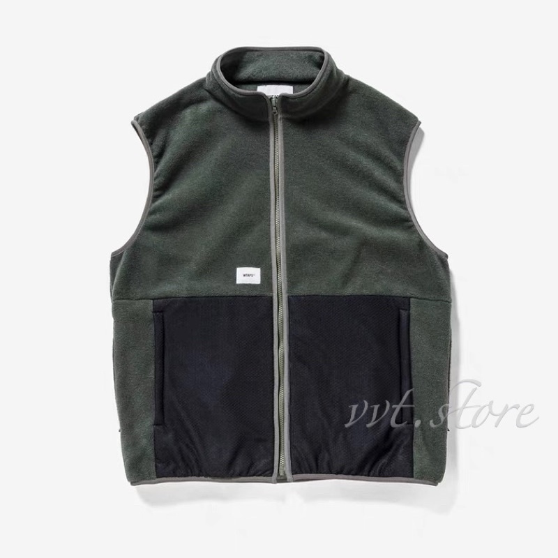 WTAPS 21AW WOZZY / VEST. RAPO. COYOTE 拼接色背心| 蝦皮購物