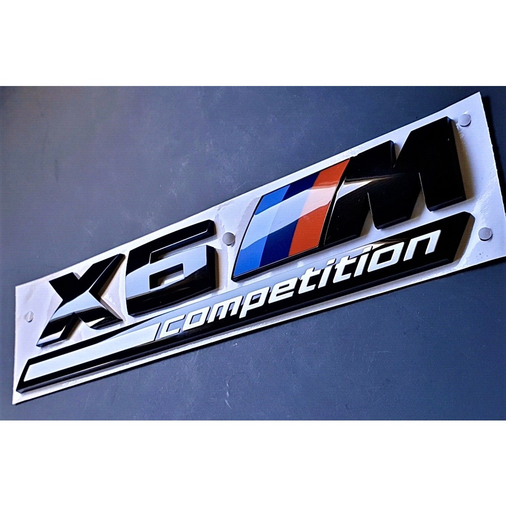 德國原廠BMW F96 X6M Competition 高光黑字標 Emblem M6字標 G06 X6 | 蝦皮購物