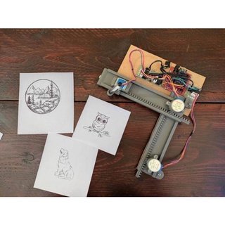 Arduino+ MINI+CNC+繪圖儀打印 3D | 蝦皮購物