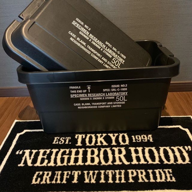 NEIGHBORHOOD 'SRL. Box 50L' / P-Trunk Cargo Black 收納箱| 蝦皮購物