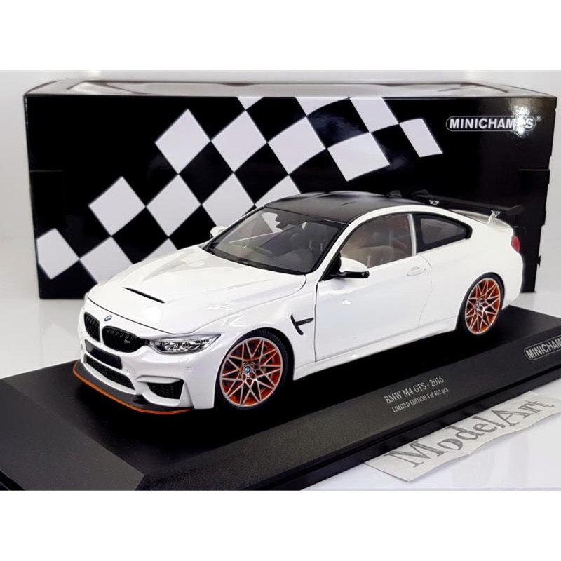 1:18 Minichamps BMW F82 M4 GTS 2016 White白【金屬全可開