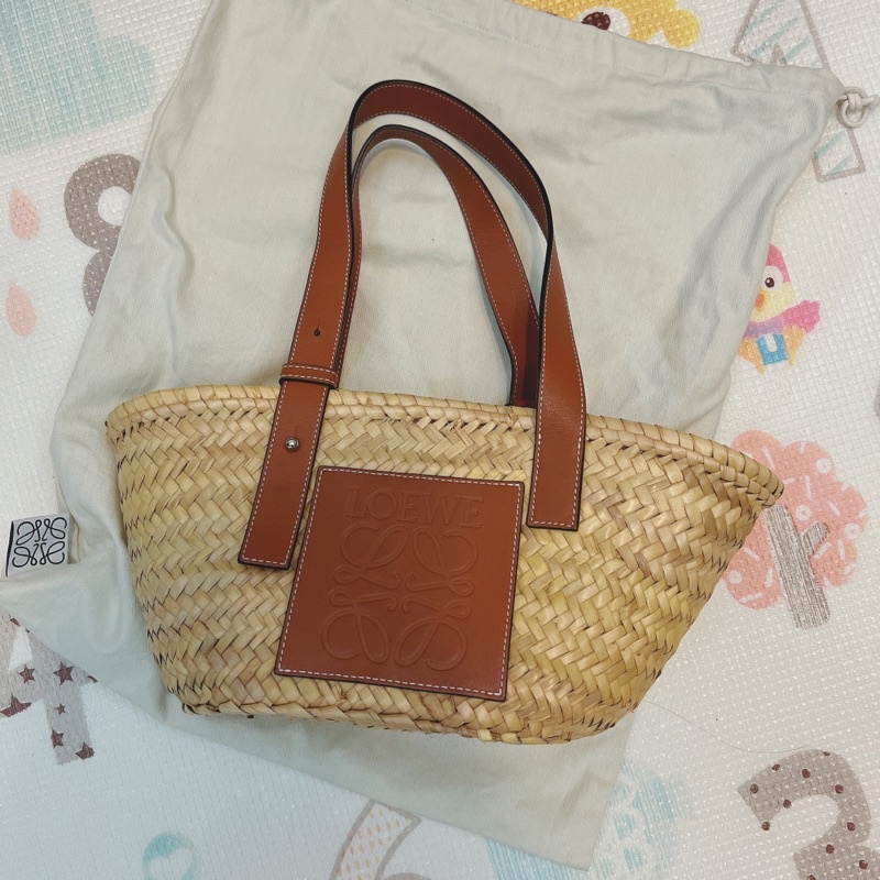 Loewe woven basket bag