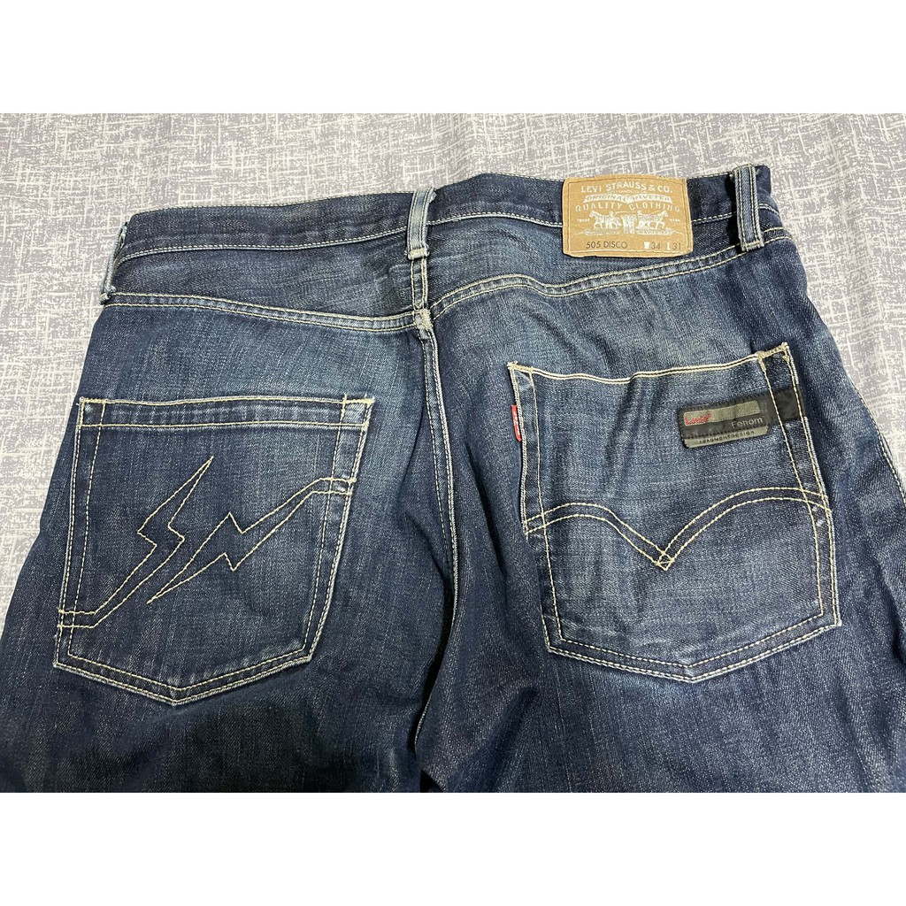 levi's fenom 505 disco 原色 閃電 藤原浩 W34