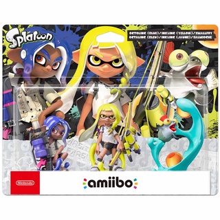 Amiibo 斯普拉遁3 漆彈3 黃色 Nkling 魷魚族 藍色 章魚圈 小鮭魚 Octoling Smallfry 