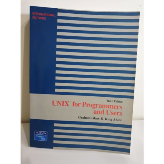 Unix for programmers and users unix 