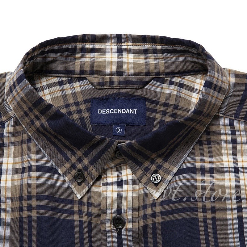 DESCENDANT DCDT 21SS HYANNIS B.D LS SHIRT FULL SIZE 格紋長袖