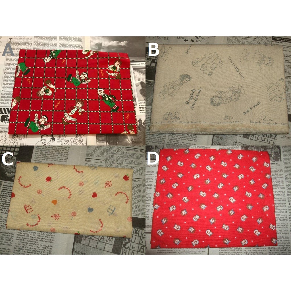 G64/NEW＜日本Raggedy Ann&Andy 印花棉布＞ | 蝦皮購物