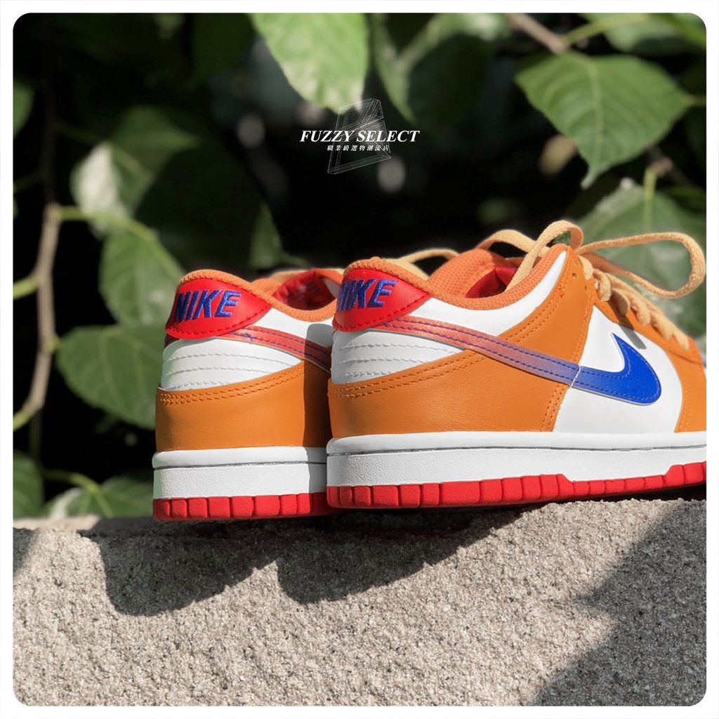 逢甲FUZZY】Nike Dunk Low GS Orange Blue 芬達橘子汽水白橙藍DH9765