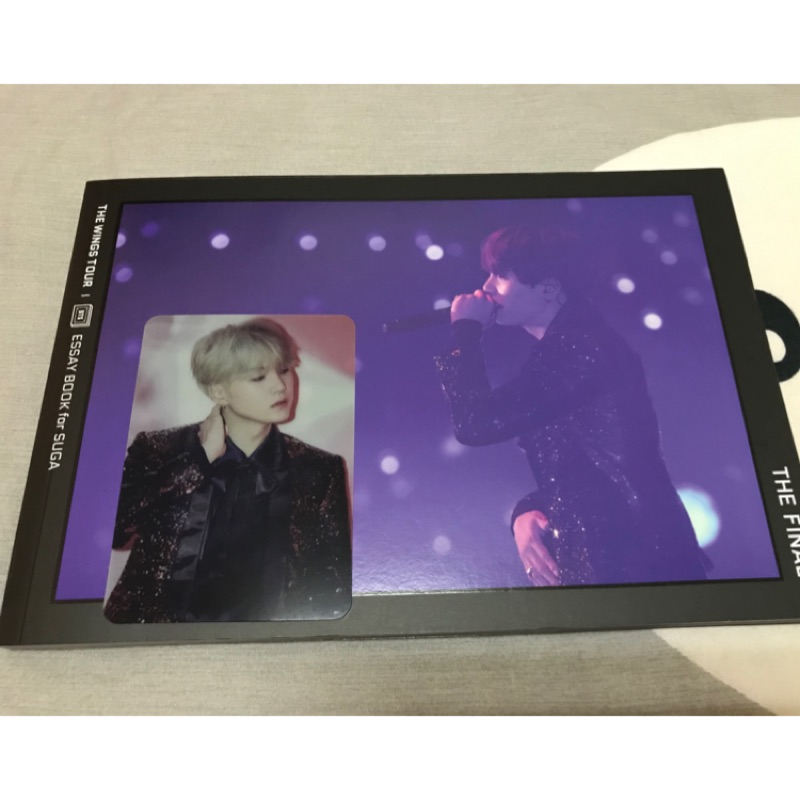 BTS The Wings Tour 防彈少年團SUGA 玧其EB Essay book 終場寫真