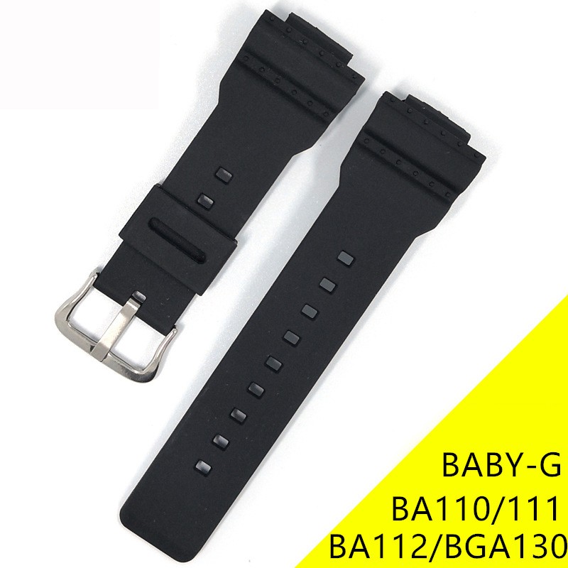 卡西歐G SHOCK BABY-G BA110 BA111 BA112 BA130 BA120 錶帶手鍊防水軟