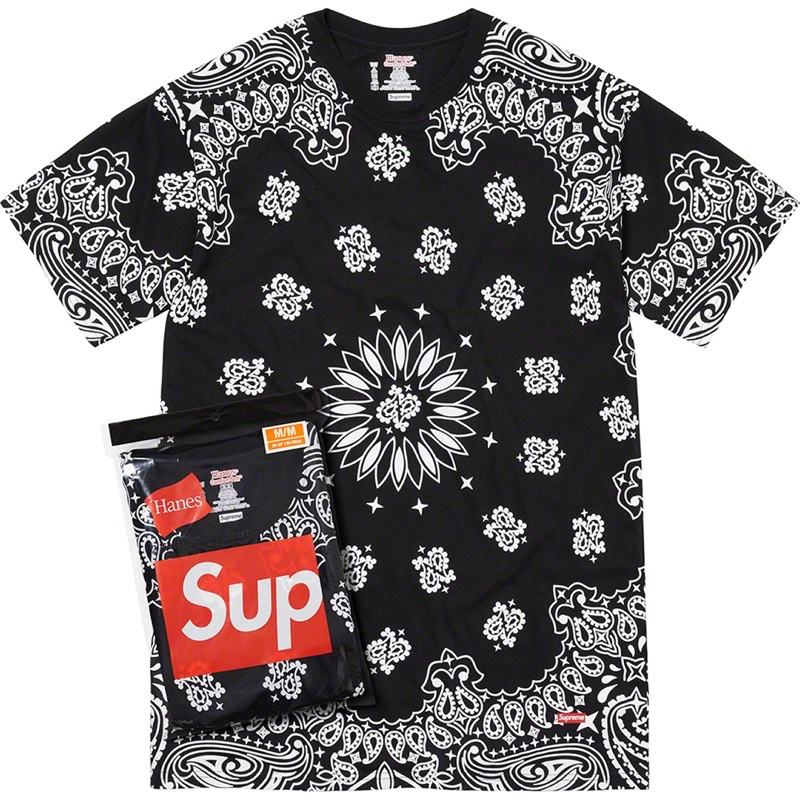 街頭潮流代購］Supreme®/Hanes® 變形蟲短Tee(一包兩件） | 蝦皮購物