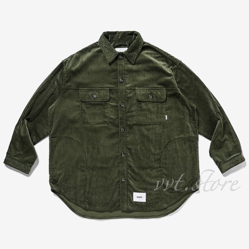 WTAPS 21AW WCPO / LS / COTTON. CORDUROY 燈芯絨長袖襯衫外套| 蝦皮購物