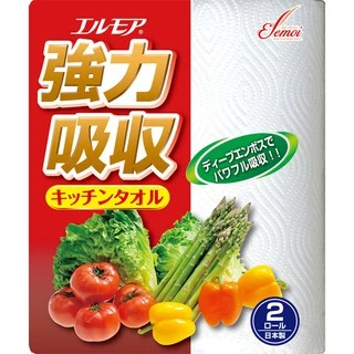 現貨!!超低特價!!日本製kamisyoji強力吸收廚房紙巾2入組$109元