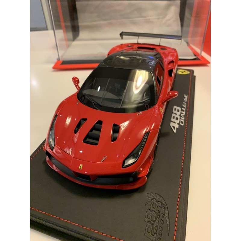 🔥限時出清🔥BBR Ferrari 488 challenge rosso corsa 1/18法拉利廠車免