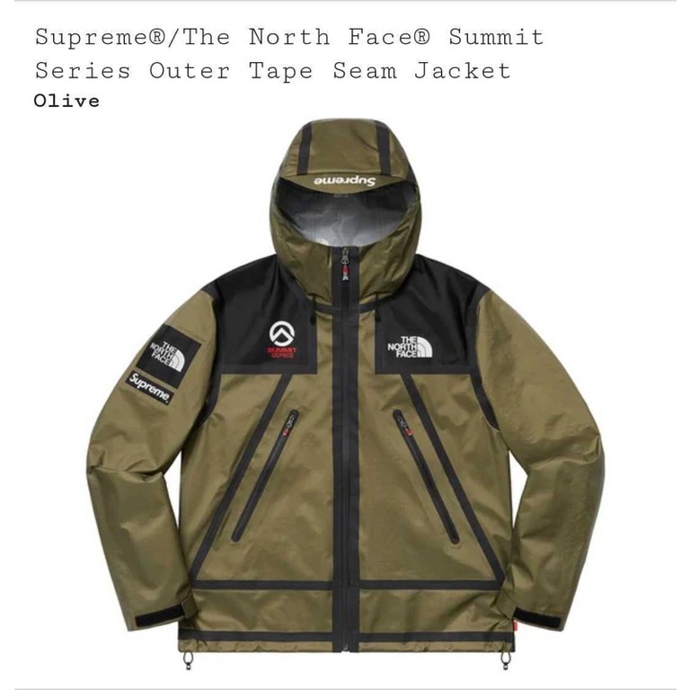 supreme the north face summit series tape seam jacket | 蝦皮購物