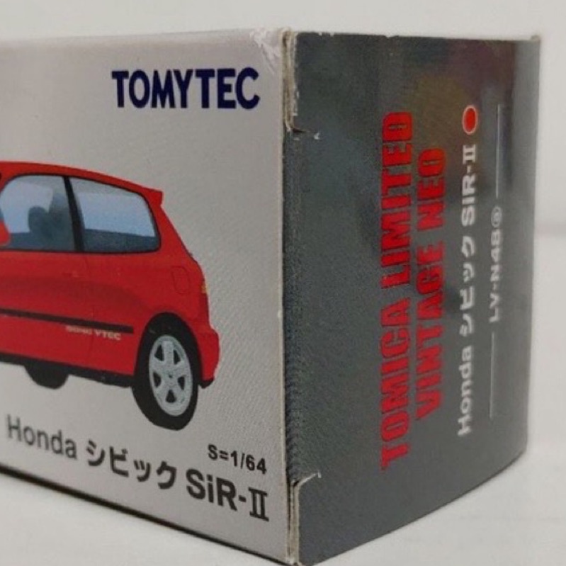 現貨🔥TOMYTEC TLV LV-N48a (紅）Honda CIVIC SIR-II EG6 附贈膠