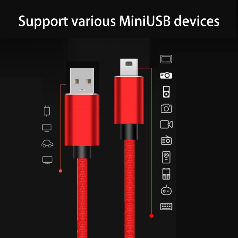 SV 迷你 USB 轉 USB 快速數據充電器短電纜,適用於車載 DVR GPS 數碼相機 1M,適用於 MP3 MP4 | 蝦皮購物