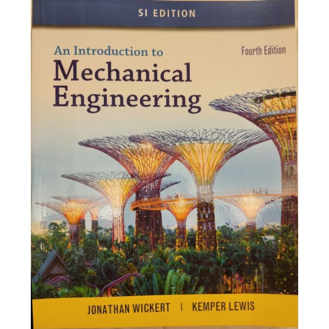 An Introduction To Mechanical Engineering Fourth Edution | 蝦皮購物