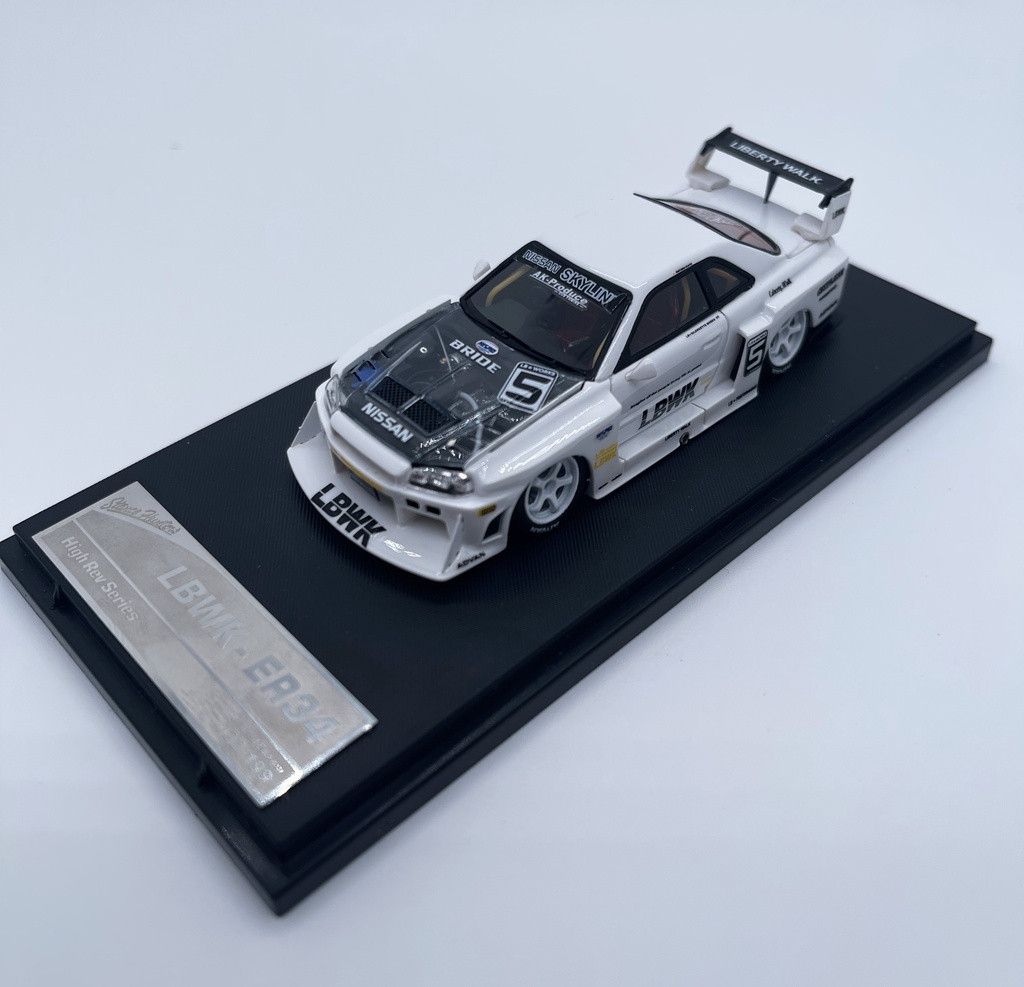 【模例】Stance Hunters 1/64 NISSAN SKYLINE LBWK (ER34) 透明引擎蓋 | 蝦皮購物