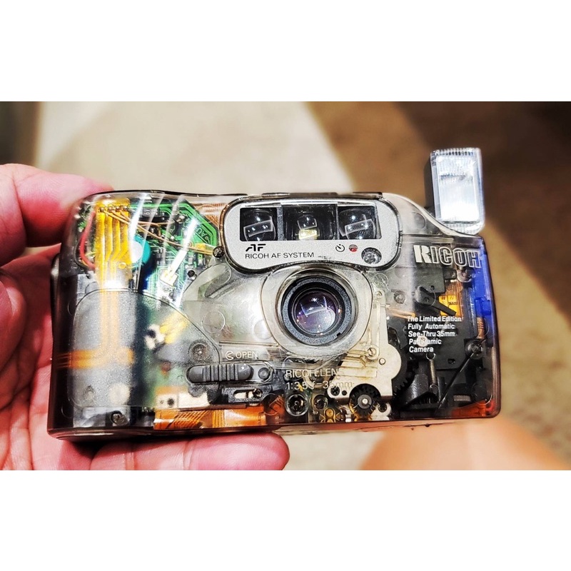 新品 RICOH FF-9SD スケルトン35ミリフィルムカメラ パノラマ対応