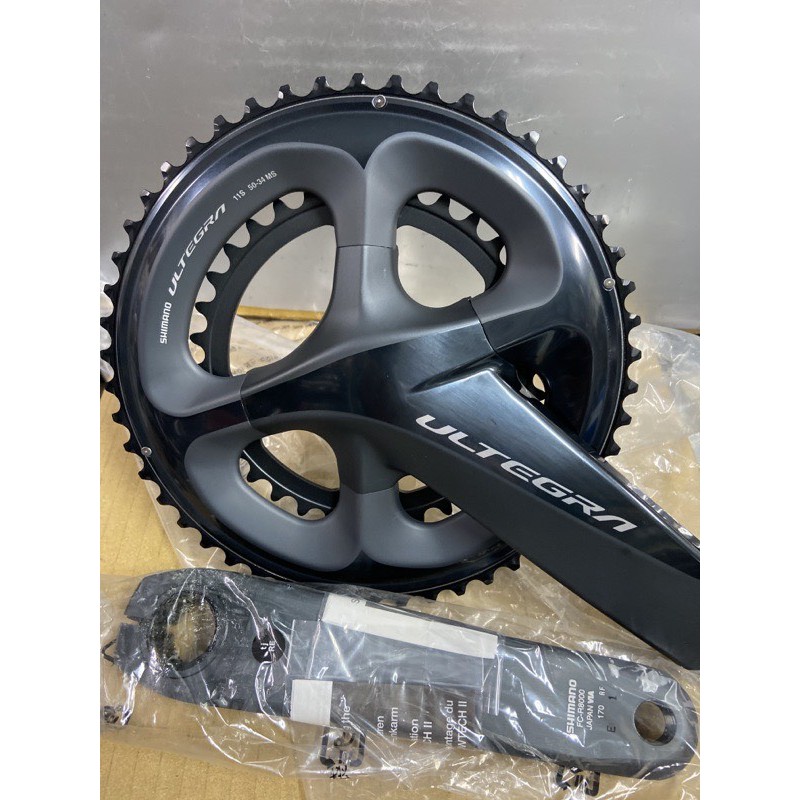 時尚單車』[現貨] Shimano ULTEGRA R8000 大齒盤50/34T 170mm 大盤(不