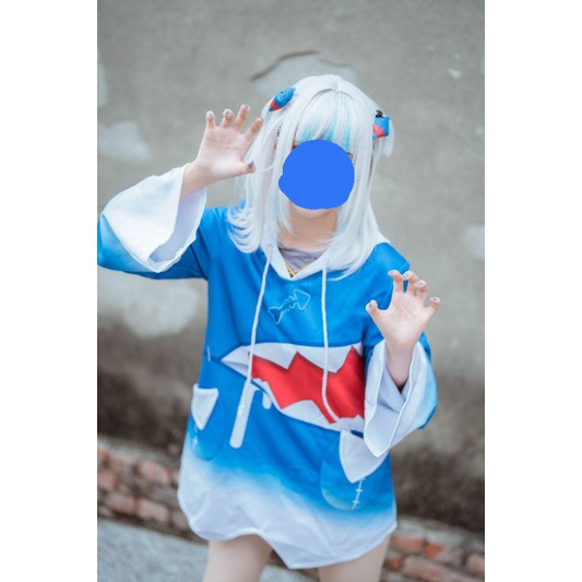 【hlolive gura】古拉 鯊鯊 大全套 cos | 蝦皮購物