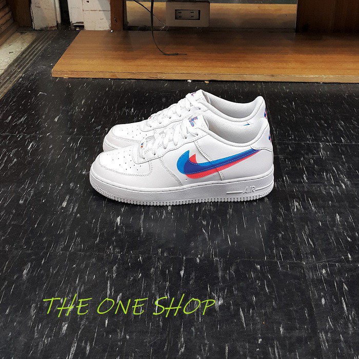 Air force 1 lv8 ksa gs (bv2551) outlet white/blue