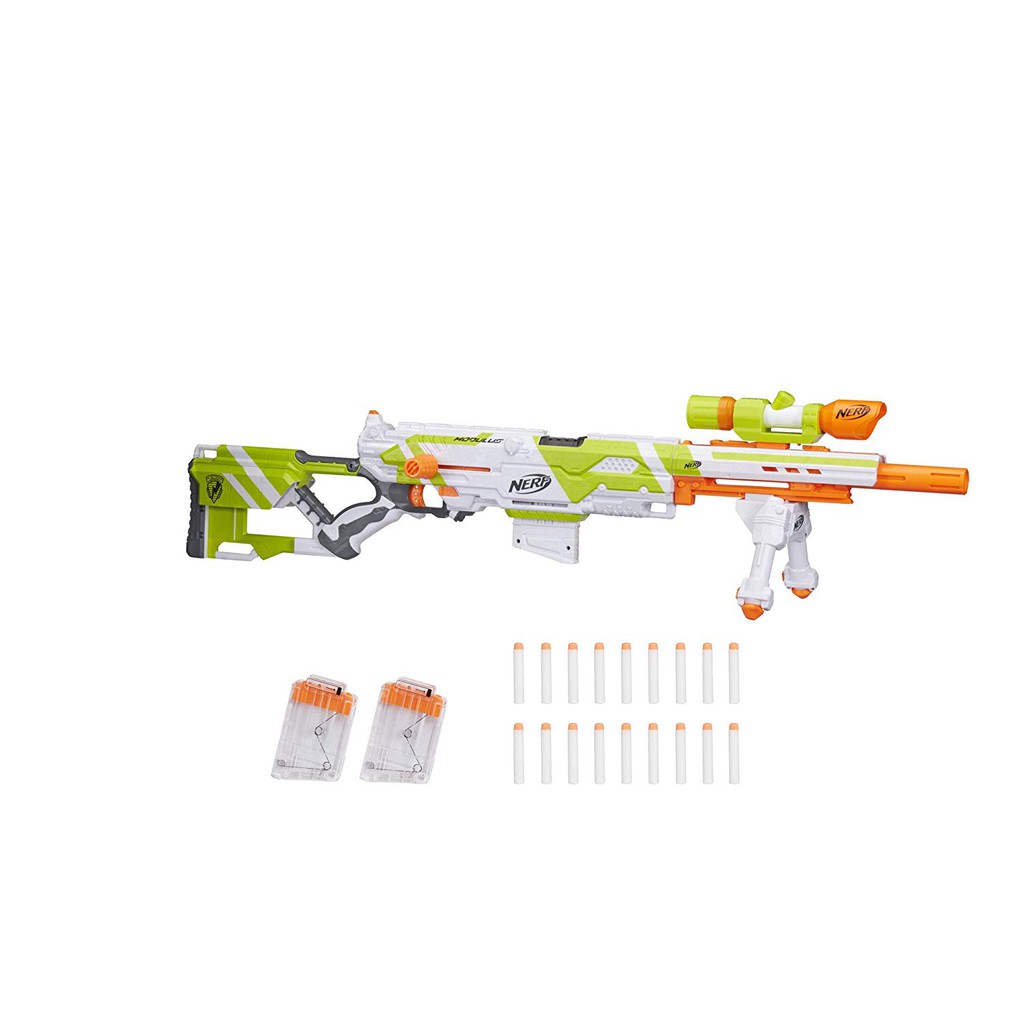 【W先生】孩之寶 NERF Longstrike CS-6 白化 狙擊槍 橘板機 軟彈槍 泡棉子彈 非龍蝦 E3013 | 蝦皮購物