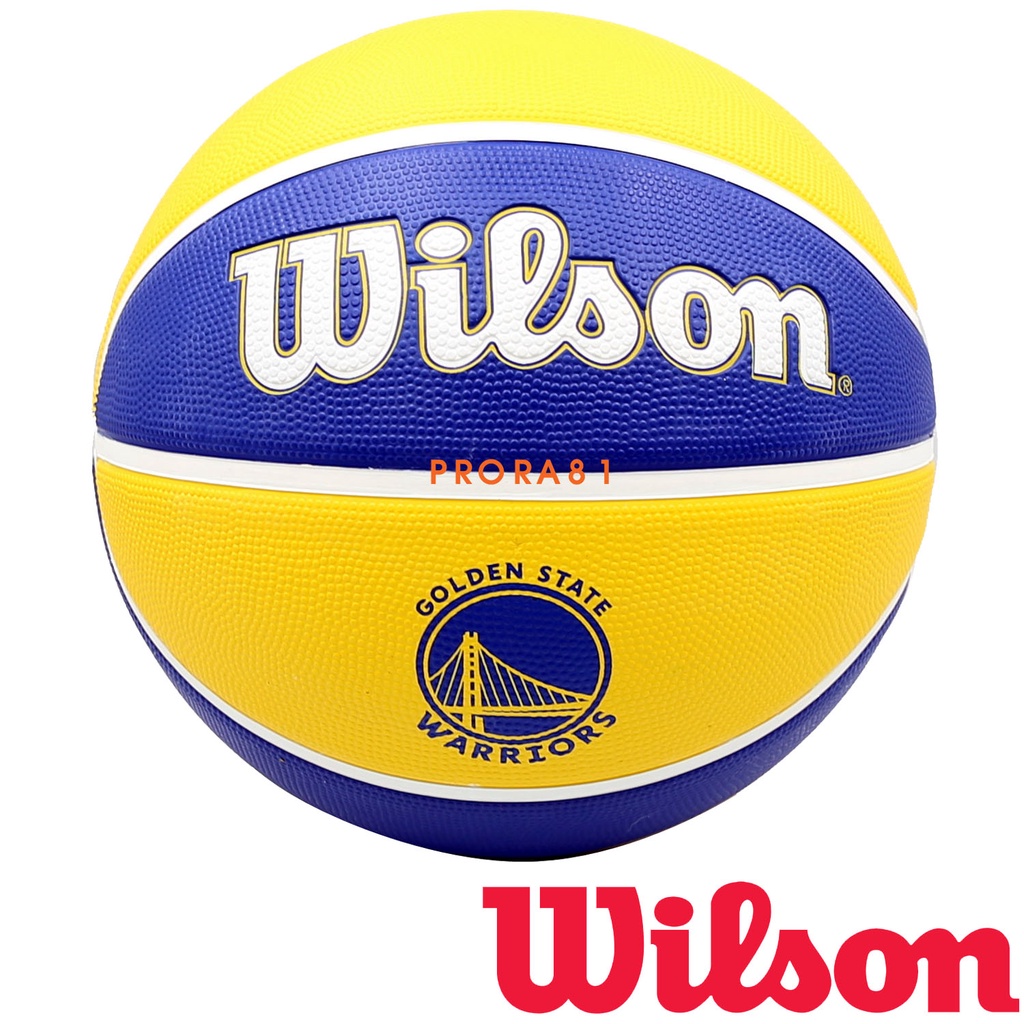Wilson WTB1300XBGOL NBA勇士隊 隊徽系列橡膠籃球 / 室外球 / 七號球 / | 蝦皮購物