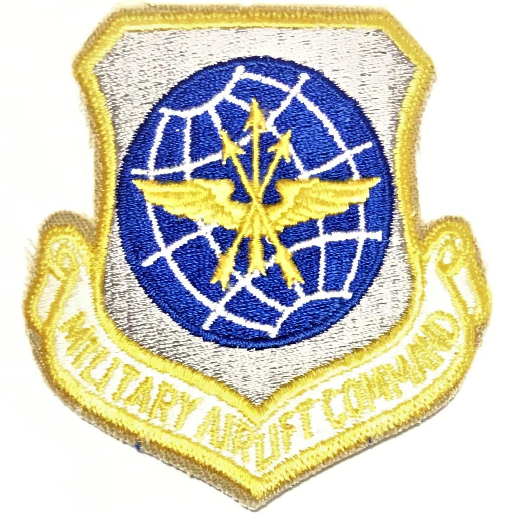 美軍公發 USAF 空軍 Military Airlift Command 軍事空運司令部 臂章 彩色 全新 | 蝦皮購物