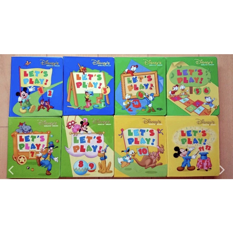 DWE Let’s play (DVD, Guide book) 寰宇迪士尼DWE let's play 藍光DVD8片| 蝦皮購物