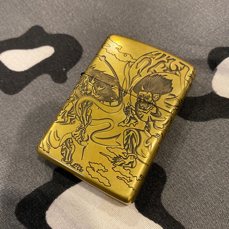 Zippo 風神雷神古銅色打火機| 蝦皮購物