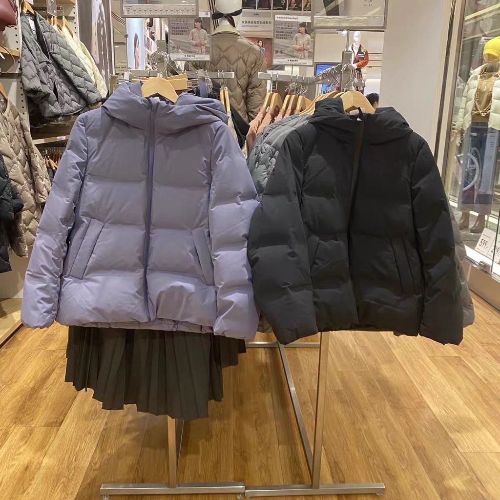 優衣庫uniqlo同款羽絨外套 女款防風 無縫線羽絨外套 452309 | 蝦皮購物