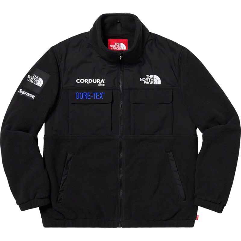 Supreme The North Face Expedition Fleece Jacket TNF 羊毛外套黑色S