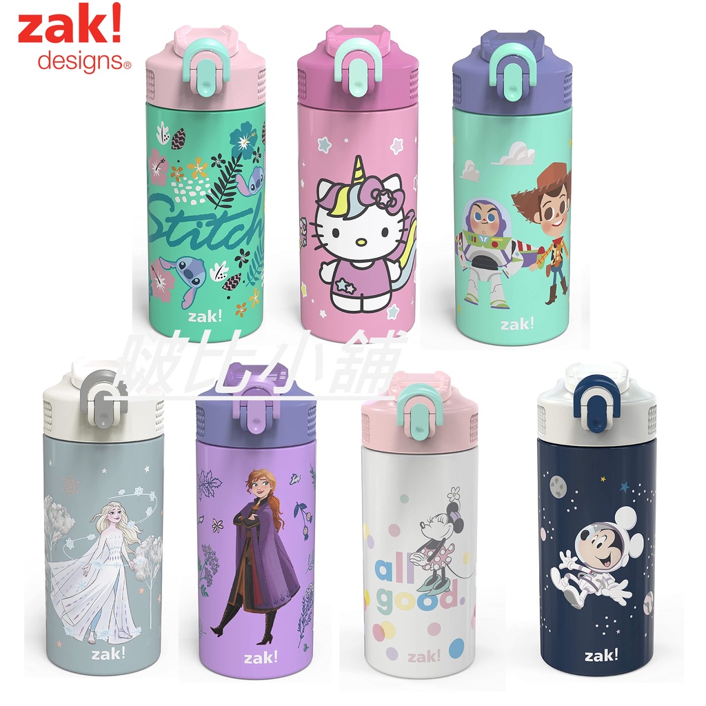 啵比小舖*美國Zak Designs 多款304不銹鋼14 盎司兒童水壺/水瓶/保溫瓶/ | 蝦皮購物