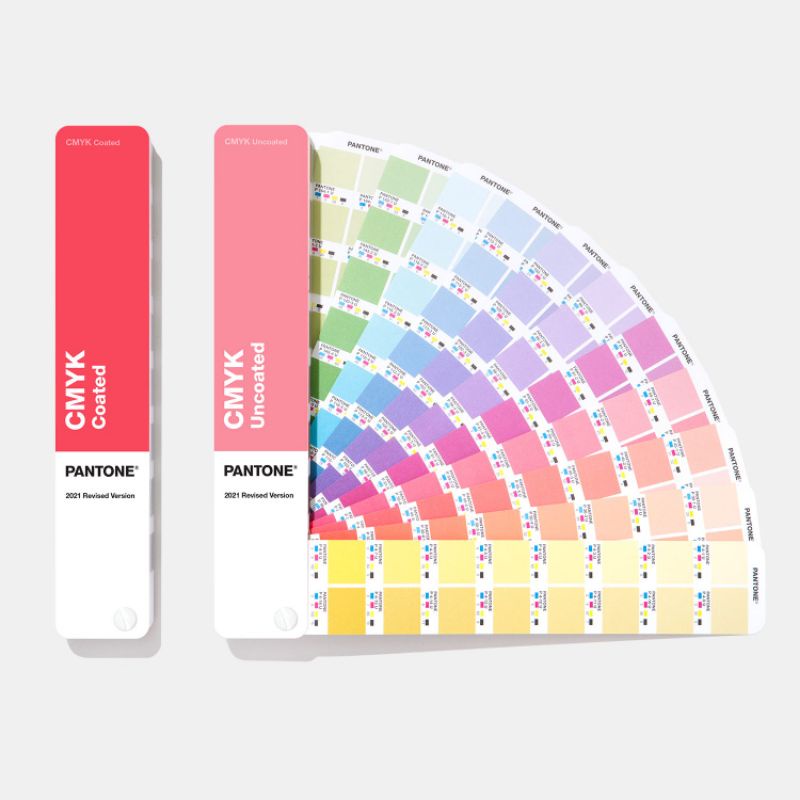 PANTONE CMYK GUIDE COATED&UNCOATED 彩通四色疊印指南光面銅版紙膠版