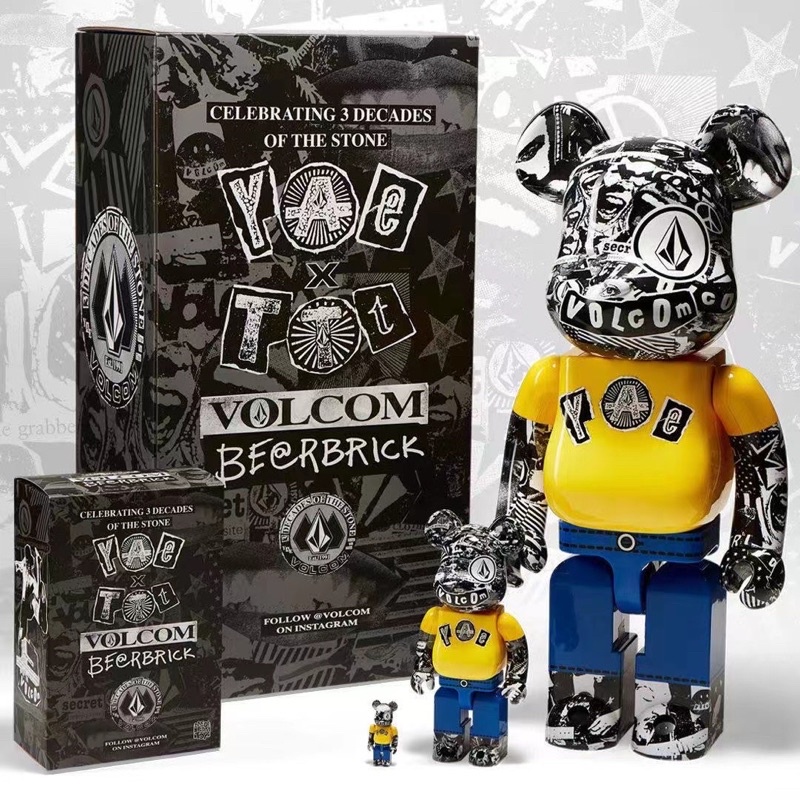 VOLCOM × BE@RBRICK 100% 400%-