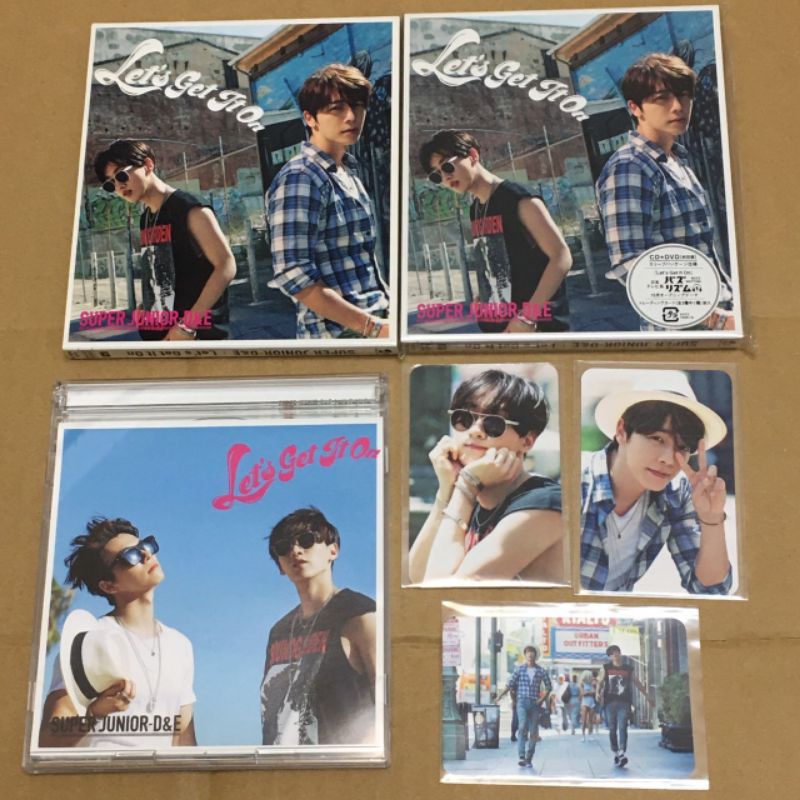 Super Junior D&E 日專let's get it on 小卡全專東海銀赫SJ 海專